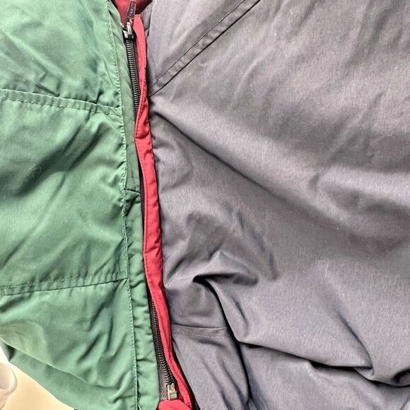 VINTAGE Eddie Bauer Jacket Mens green Goose Down Puffer Insulated Hooded sz M. - Picture 8 of 11